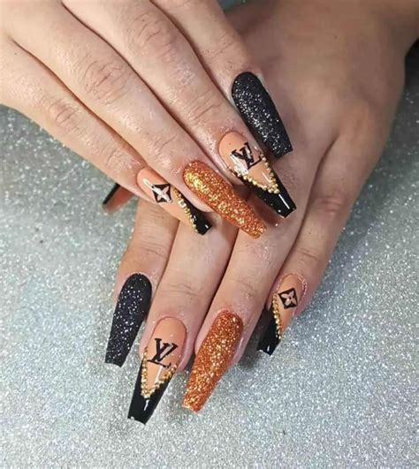 lv nail art|shape of nails personality.